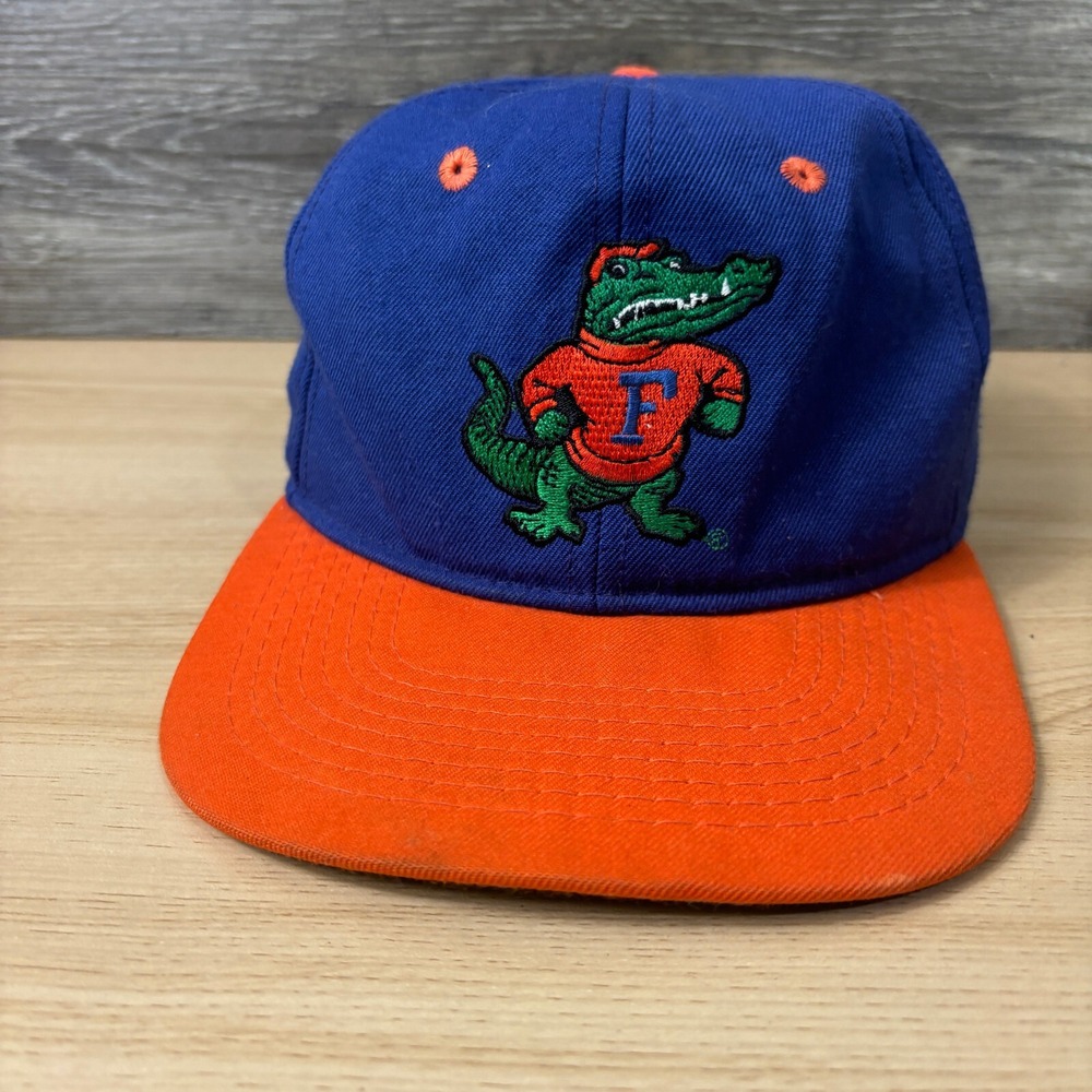 Vintage Florida Gators Hat Cap Fitted 7 Blue USA Made 90s